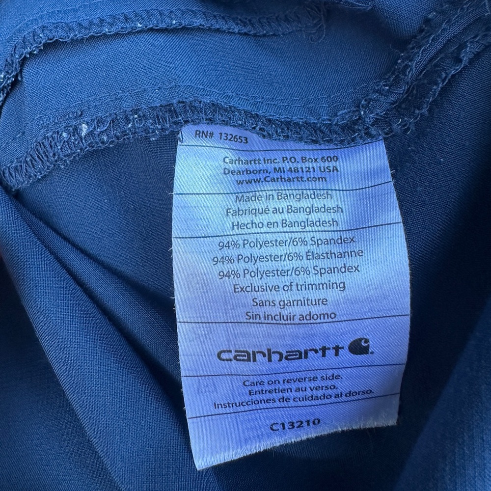 Carhartt Women's Flex Panel V-Neck Scrub Top - Picture 7 of 7